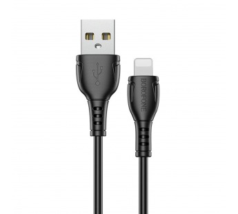 Кабель USB - Apple lightning Borofone BX51 (повр. уп) 100см 2,4A  (black) (223404)#1969321