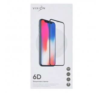 Защитное стекло 6D для Samsung A346F Galaxy A34 5G (черный) (VIXION)#1961056