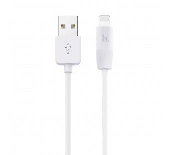 Кабель USB - Apple lightning Hoco X1 Rapid (повр. уп) 100см 2,4A  (white) (223495)#1963791