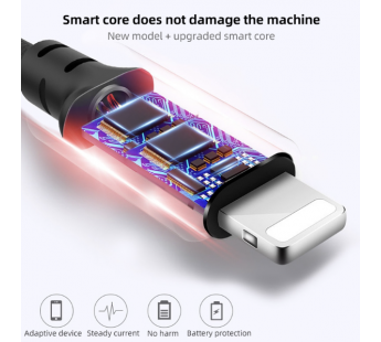 Кабель USB - Apple lightning Hoco X14 Times Speed (повр. уп) 100см 2A  (black) (223500)#2034416