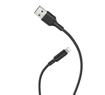 Кабель USB - Apple lightning Hoco X25 (повр. уп) 100см 2A  (black) (223524)#1963716