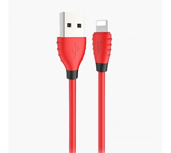 Кабель USB - Apple lightning Hoco X27 Excellent (повр. уп) 120см 2,4A (red) (214617)#1977071
