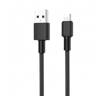 Кабель USB - Apple lightning Hoco X29 Superior (повр. уп) 100см 2,4A  (black) (223539)#1969311