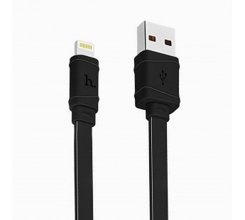 Кабель USB - Apple lightning Hoco X5 Bamboo (повр. уп) 100см 2,4A  (black) (223572)#1963807