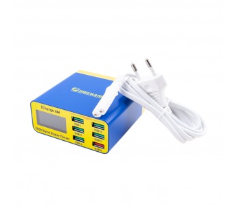 Зарядная станция Mechanic iCharge 6M (40W, 5USB/USB-QC3.0, дисплей)#2126170