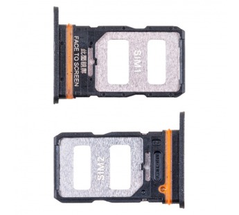 Держатель SIM для Xiaomi Redmi Note 12 Pro 5G (22101316C) Черный#1969542