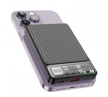 Внешний аккумулятор Hoco Q18 Tourer 22.5W magnetic 10000mAh (black)(225000)#2139390