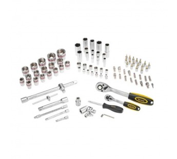 Набор инструментов, 1/2, 1/4, CrV, пластиковый кейс, 94 предмета KRANZ#2128672