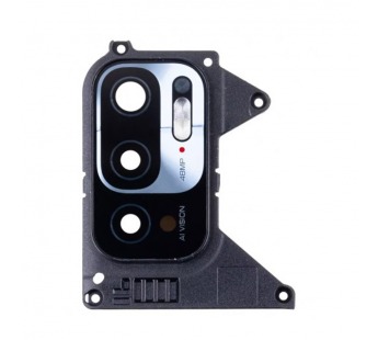 Стекло камеры для Xiaomi Redmi Note 10T/10 5G (M2103K19Y) в сборе с рамкой Черный#2071217