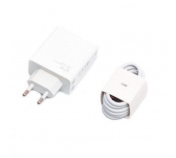 Адаптер Сетевой с кабелем ORG Xiaomi [BHR6035EU] USB 67W (USB/Type-C) (A) (white) (222035)#2014774