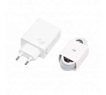 Адаптер Сетевой с кабелем ORG Xiaomi [BHR6039EU] USB 33W (USB/Type-C) (A) (white) (222024)#2015074