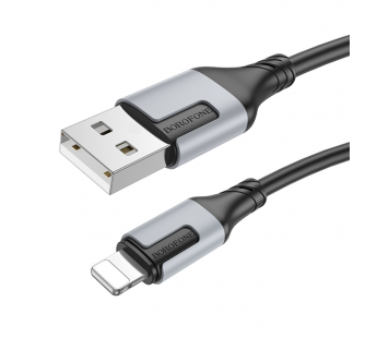 Кабель USB - Apple lightning Borofone BX101 Creator 100см 2,4A  (black) (225489)#1974864