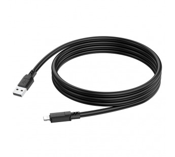 Кабель USB - Apple lightning Borofone BX81 100см 2,4A (black) (217563)#2018636