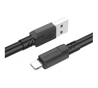 Кабель USB - Apple lightning Borofone BX81 100см 2,4A (black) (217563)#2012210