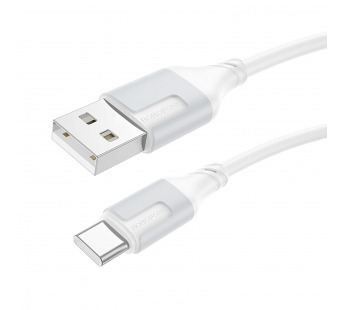 Кабель USB - Type-C Borofone BX101 Creator 100см 3A  (white) (225494)#1969304