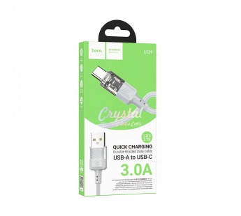 Кабель USB - Type-C Hoco U129 Spirit 120см 3A  (gray) (225345)#1992035