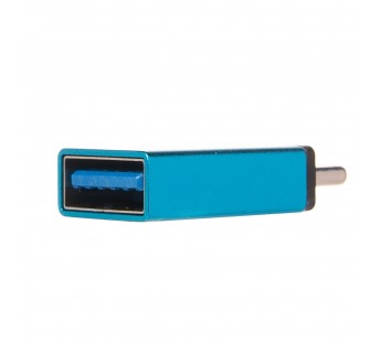 Адаптер - OTG Type-C/USB (blue) (227685)#1971353