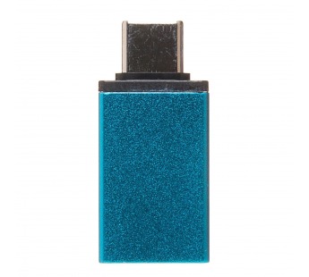 Адаптер - OTG Type-C/USB (blue) (227685)#1971351