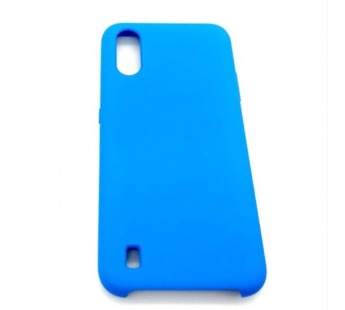 Чехол Samsung A01/M01 (2020) Silicone Case №03 в упаковке Синий#1988455