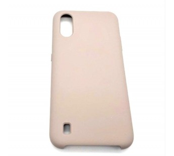 Чехол Samsung A01/M01 (2020) Silicone Case №07 в упаковке Бежевый#1988454