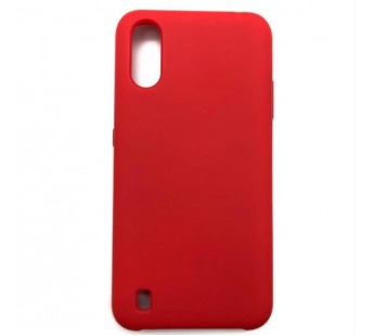 Чехол Samsung A01/M01 (2020) Silicone Case №14 в упаковке Красный#1988453