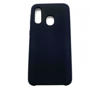 Чехол Samsung A40 (2019) Silicone Case №18 в упаковке Черный#1996467