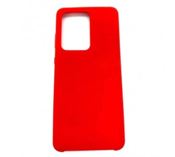 Чехол Samsung S20 Ultra (2020) Silicone Case №14 в упаковке Красный#1991528