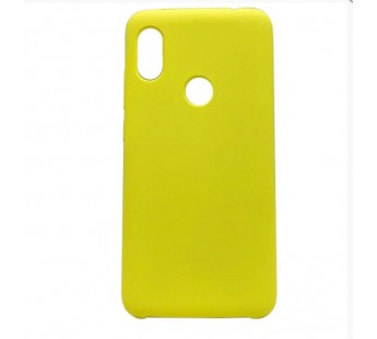 Чехол Xiaomi Redmi Note 6 Pro (2018) Silicone Case №43 в упаковке Ярко-Желтый#1991547