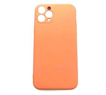 Чехол iPhone 11 Pro Silicone Case 1.5mm Full низ и камера Оранжевый#1986516