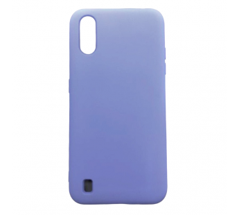 Чехол Samsung A01/M01 (2020) Silicone Case 2.0mm Сиреневый#2036738