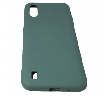 Чехол Samsung A01/M01 (2020) Silicone Case 2.0mm Темно-Зеленый#2036739