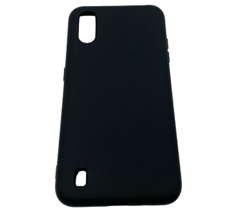 Чехол Samsung A01/M01 (2020) Silicone Case 2.0mm Черный#2036751