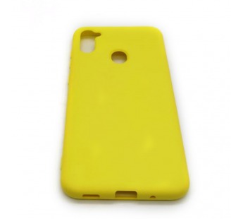 Чехол Samsung A11/M11 (2020) Silicone Case 2.0mm Желтый#1964746