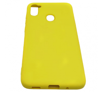 Чехол Samsung A11/M11 (2020) Silicone Case 2.0mm Желтый#2036749