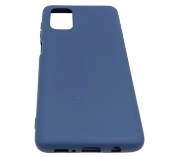 Чехол Samsung M51 (2020) Silicone Case 2.0mm Темно-Синий#2036781