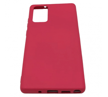 Чехол Samsung Note 20 (2020) Silicone Case 2.0mm Вишневый#2036779