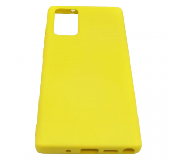 Чехол Samsung Note 20 (2020) Silicone Case 2.0mm Желтый#2036778