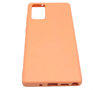 Чехол Samsung Note 20 (2020) Silicone Case 2.0mm Оранжевый#2036776