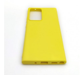 Чехол Samsung Note 20 Ultra (2020) Silicone Case 2.0mm Желтый#1964672