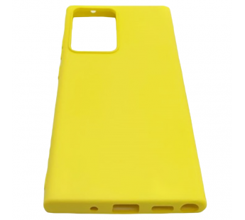 Чехол Samsung Note 20 Ultra (2020) Silicone Case 2.0mm Желтый#2036771