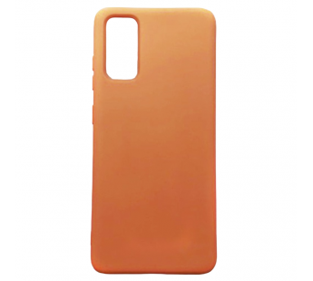 Чехол Samsung S20 (2020) Silicone Case 2.0mm Оранжевый#2036767