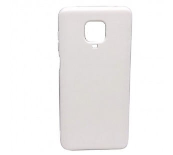 Чехол Xiaomi Redmi Note 9 Pro/9S (2020) Silicone Case 2.0mm Белый#1966396