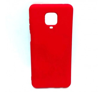 Чехол Xiaomi Redmi Note 9 Pro/9S (2020) Silicone Case 2.0mm Красный#1966397