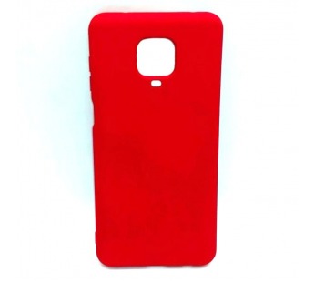 Чехол Xiaomi Redmi Note 9 Pro/9S (2020) Silicone Case 2.0mm Красный#2070103