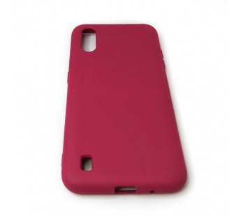 Чехол Samsung A01/M01 (2020) Silicone Case 2.0mm Вишневый#1965800