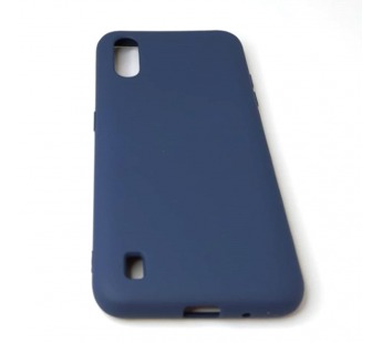 Чехол Samsung A01/M01 (2020) Silicone Case 2.0mm Темно-Синий#1965804