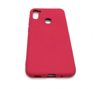 Чехол Samsung A11/M11 (2020) Silicone Case 2.0mm Вишневый#1965820