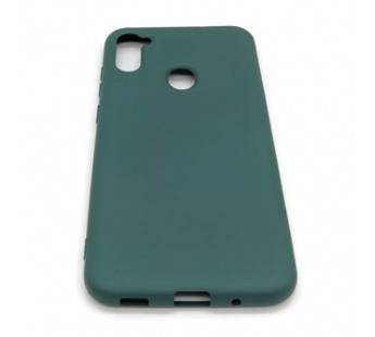 Чехол Samsung A11/M11 (2020) Silicone Case 2.0mm Темно-Зеленый#1965835