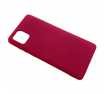 Чехол Samsung A81/Note 10 Lite (2020) Silicone Case 2.0mm Вишневый#2037068