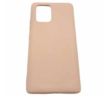 Чехол Samsung A91/S10 Lite (2020) Silicone Case 2.0mm Розовый Песок#2037072